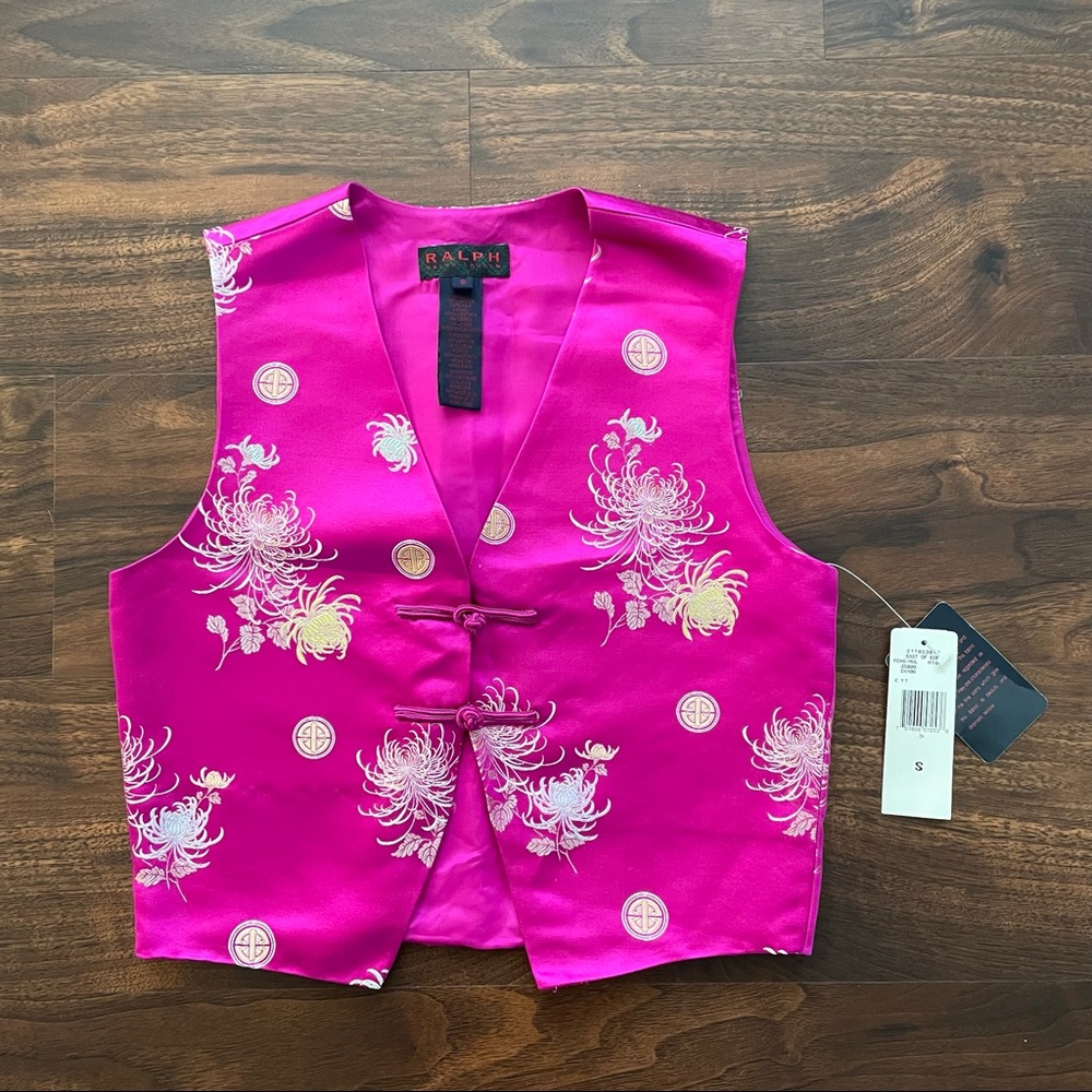 Ralph Lauren East Of Eden Fuchsia Pink Vest